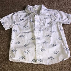 Button down fish shirt